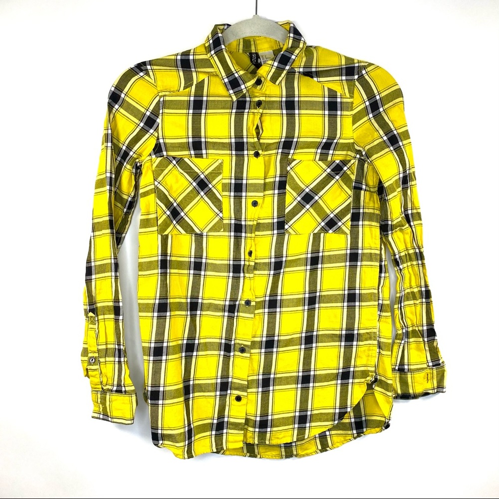 Divided by H&M Plaid Button Down Shirt